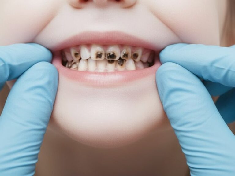 prikaz pokvarenih zuba kod dece